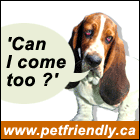 Pet Friendly Vacation Rentals, www.petfriendly.ca